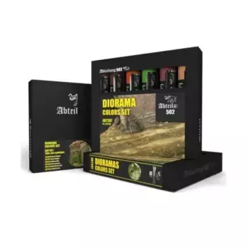 Цвета Диорамы, Abteilung 502 - Modelling Oils Sets (AK-Interactive)