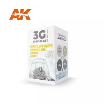 Цвета кабины и интерьера Люфтваффе времен Второй мировой войны, 3rd Gen Acrylic Special Set