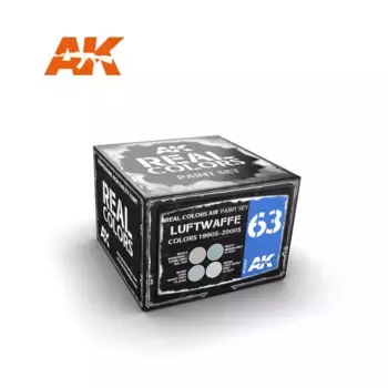 Цвета Люфтваффе 1990-2000-е гг., Paint - Real Color Sets (AK-Interactive)
