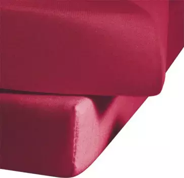 Цвета простыни, флёресс, мако-сатин, резинка: без, (1 шт.) Fleuresse 160х260 см, 1 шт., цвет kirsch