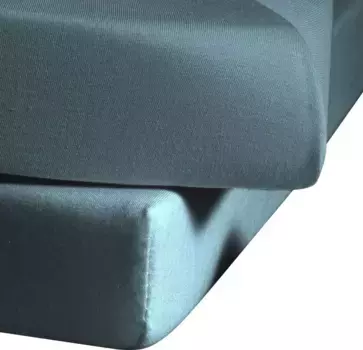 Цвета простыни, флёресс, мако-сатин, резинка: без, (1 шт.) Fleuresse 160х260 см, 1 шт., цвет petrol