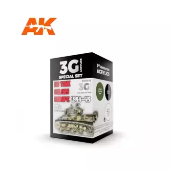 Цвета танков США в Европе 1944-45 гг., 3rd Gen Acrylic Paint Sets