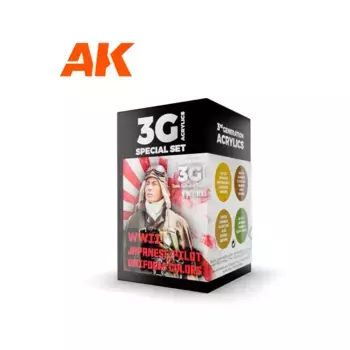 Цвета униформы японских пилотов времен Второй мировой войны, 3rd Gen Acrylic Special Set