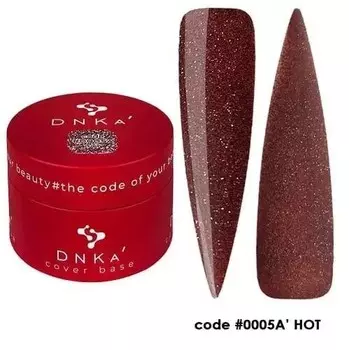 Цветная база DNKa Cover Base № 0005A' Hot, 30 мл