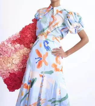 Цветная блузка Pilar Jaleo Celeste De Loreta, цвет multi