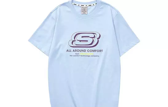 Цветная футболка унисекс «Цереулиановое небо» Skechers, Cerulean Sky