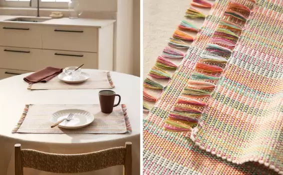 Цветная подставка для столовых приборов (2 шт.) Zara Home, оранжевый