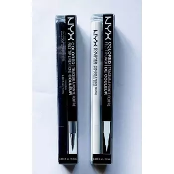 Цветная подводка для глаз с фломастером Cftl03 Белый, Nyx