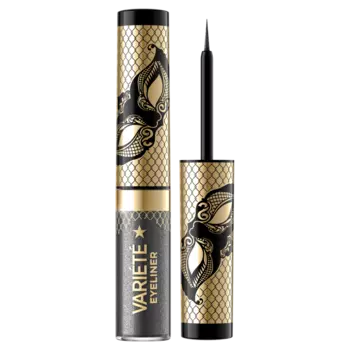 Цветная подводка в чернильнице для век 04 серебряная пыль Eveline Cosmetics Varit, 4 мл