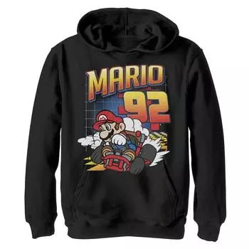 Цветная толстовка с капюшоном Nintendo Mario Kart 92 Classic Drift для мальчиков 8–20 лет Licensed Character