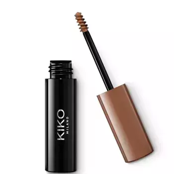 Цветная тушь для бровей с волокнами для бровей 4,2 мл Kiko Milano, цвет 03 brunette