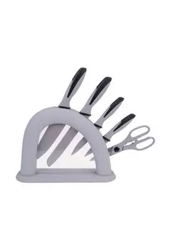 Цветной блок для ножей CLEANCITCHEN Grwe, grau