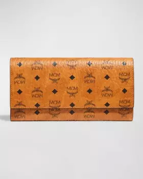 Цветной большой кошелек Visetos Trifold MCM