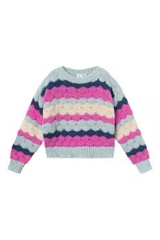 Цветной джемпер с длинными рукавами Name It, розовый