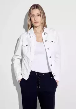 Цветной джинсовый пиджак Cecil, белый