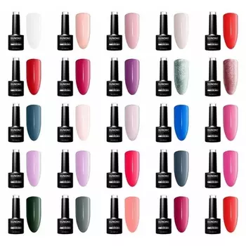 Цветной гибридный лак для ногтей 5 мл, Sunone