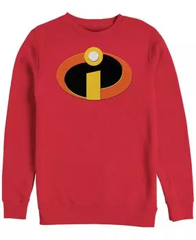 Цветной карман с логотипом для мужчин disney pixar incredibles, флис с круглым вырезом Fifth Sun, красный
