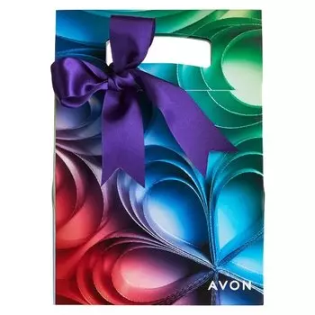 Цветной подарочный пакет Avon