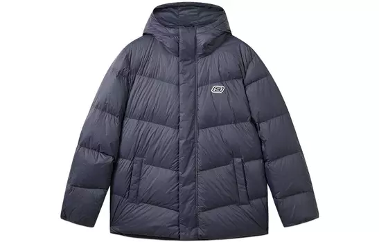Цветной пуховик унисекс серый/026R Skechers
