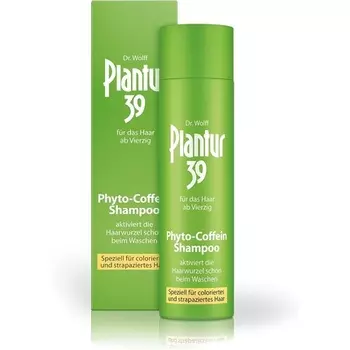 Цветной шампунь для волос с фитокофеином 250мл, Plantur 39