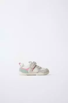 Цветные кроссовки для босоножек ZARA, розовый