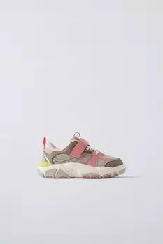 Цветные кроссовки ZARA, серый