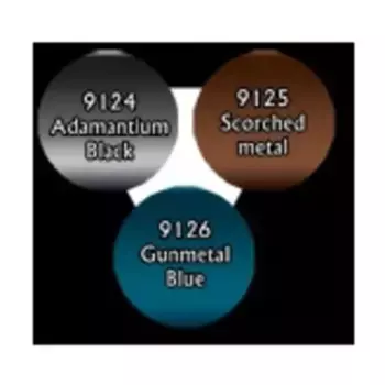 Цветные металлики №3, Master Series Paints - Triads