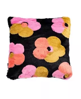 Цветочная детская меховая подушка размером 20 x 20 дюймов Safavieh, мультиколор