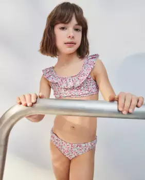Цветочная коллекция бикини для девочек Kids El Corte Ingls, цвет Rosa