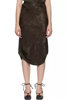 Цветочная миди-юбка Mm6 Maison Margiela, мультиколор