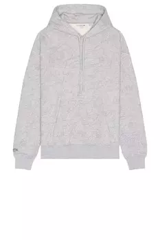 Цветочная толстовка с капюшоном Lacoste, серебряный