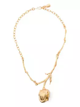 Цветочное колье Marni, золотой