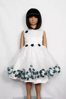 Цветочное платье Cinda, черный