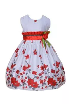 Цветочное платье Cinda, красный