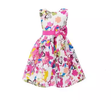 Цветочное платье Cinda, розовый