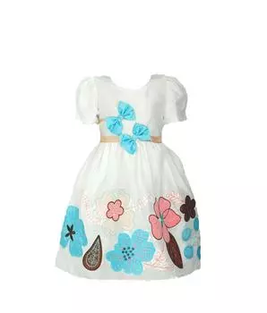 Цветочное платье Cinda, синий