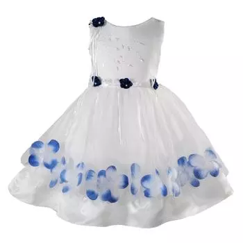 Цветочное платье Cinda, синий