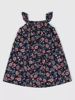 Цветочное платье Gap, синий