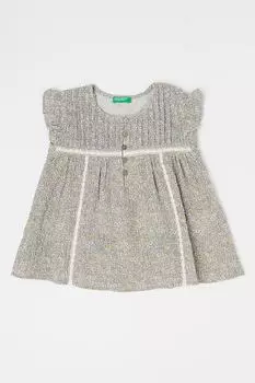 Цветочное платье United Colors Of Benetton, белый