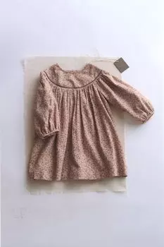 Цветочное платье ZARA, светлый хаки
