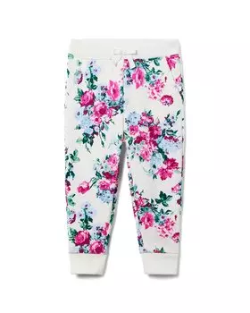 Цветочные брюки-джоггеры Janie and Jack, цвет multi