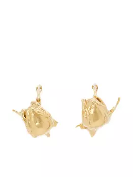 Цветочные серьги Marni, золотой