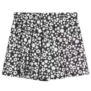 Цветочные шорты Marni, черный