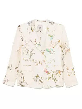 Цветочный блейзер Semicouture, нейтральный