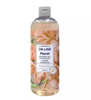 Цветочный гель для душа Магнолия и дыня 500мл On Line