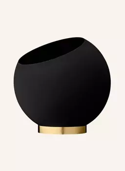 Цветочный горшок Aytm GLOBE MEDIUM, высота 26,5 см, цвет schwarz/gold