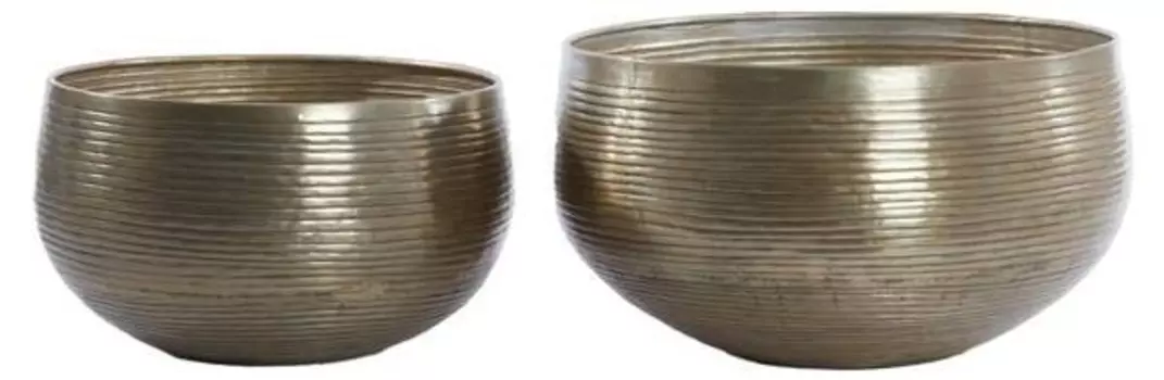 Цветочный горшок Light & Living Lisboa, золотой