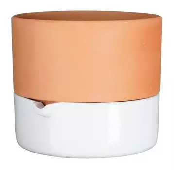 Цветочный горшок Mica Decorations Venna, белый