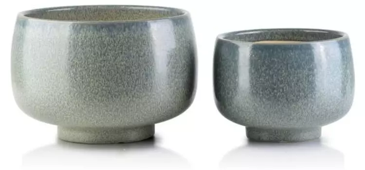 Цветочный горшок Mondex Neva 2 шт, серый