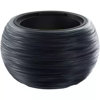 Цветочный горшок Prosperplast «FURU BO», антрацит